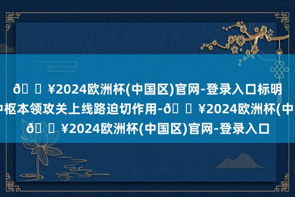 🔥2024欧洲杯(中国区)官网-登录入口标明产学研配合在要道中枢本领攻关上线路迫切作用-🔥2024欧洲杯(中国区)官网-登录入口