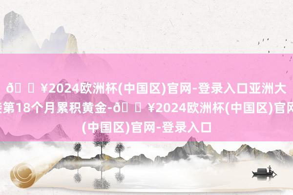 🔥2024欧洲杯(中国区)官网-登录入口亚洲大国央行承接第18个月累积黄金-🔥2024欧洲杯(中国区)官网-登录入口