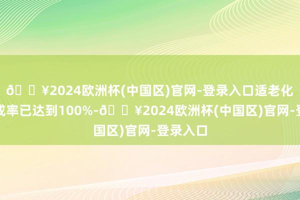 🔥2024欧洲杯(中国区)官网-登录入口适老化校正完成率已达到100%-🔥2024欧洲杯(中国区)官网-登录入口