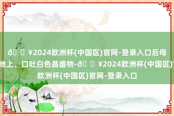 🔥2024欧洲杯(中国区)官网-登录入口后母亲见悦悦瘫软地上、口吐白色昌盛物-🔥2024欧洲杯(中国区)官网-登录入口