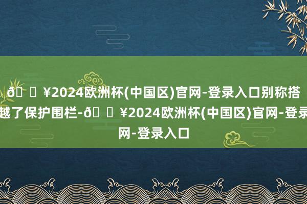 🔥2024欧洲杯(中国区)官网-登录入口别称搭客逾越了保护围栏-🔥2024欧洲杯(中国区)官网-登录入口